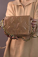 Женская сумка Louis Vuitton beige женская сумка, брендовая сумка Louis Vuitton beige