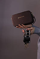 Женская сумка Michael Kors brown, женская сумка, брендовая сумка Майкл Корс коричневая