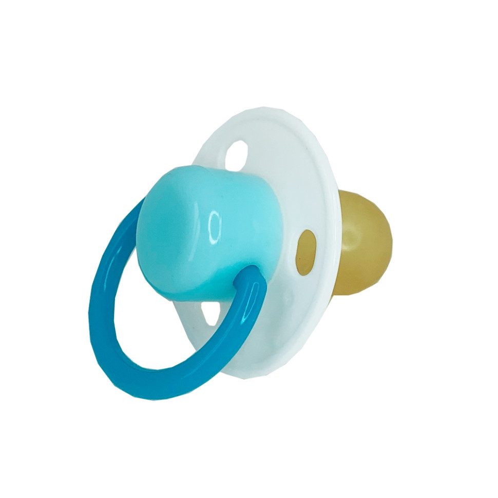 Дитяча пипка латексна MGZ-0515 (Turquoise) кругла