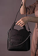 Женская сумка Tiffany&Co Mini Tote Bag black, женская сумка, Тиффани энд Ко черного цвета