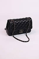 Женская сумка Chanel 26 black, женская сумка Шанель черного цвета