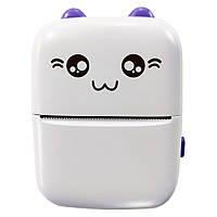 Портативний дитячий міні-принтер "Котик" HS-5545 Фіолетовий