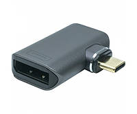Адаптер PowerPlant USB Type-C - DisplayPort, 8K, 60Hz