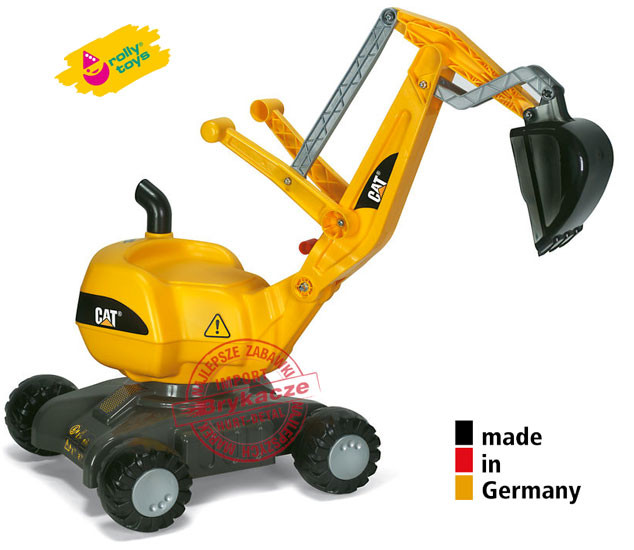 Педальний екскаватор Rolly Toys Digger CAT 421015