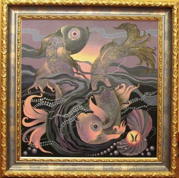 Картина Знаки зодіаку Риби Лариса Хіміч