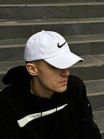 Мужская белая кепка Nike NSW