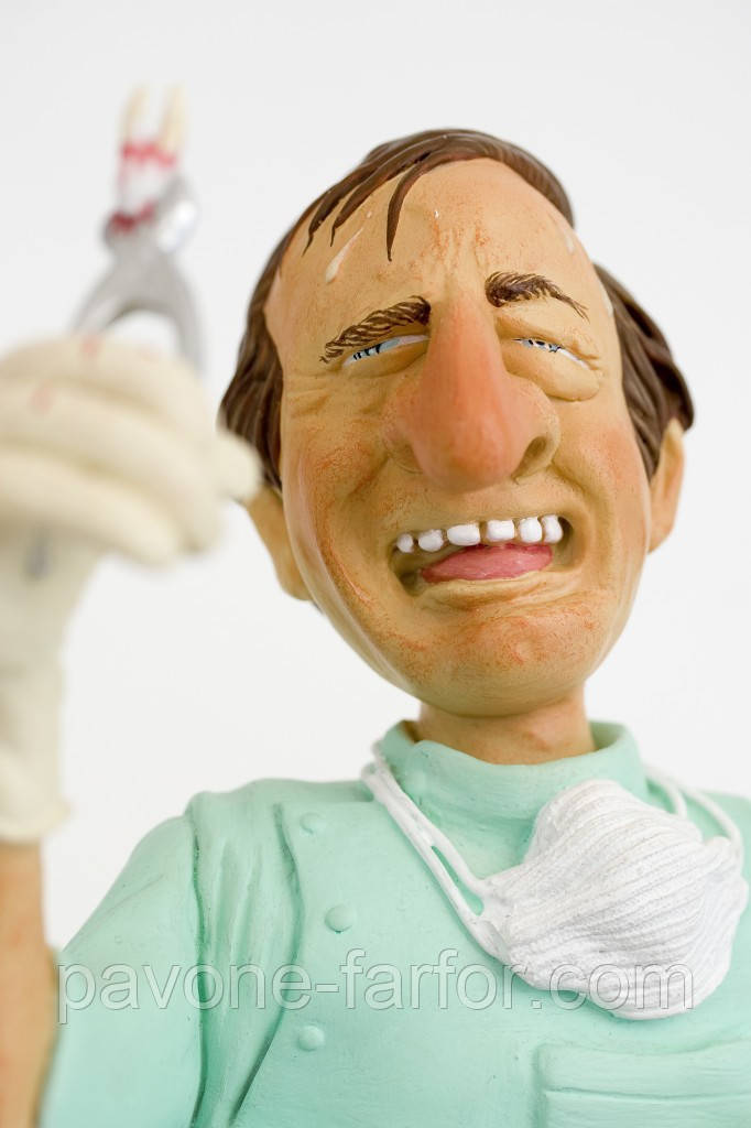 Коллекционная статуэтка Стоматолог Forchino, ручная работа FO 85515 - фото 4 - id-p390437932