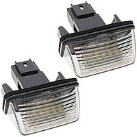 Peugeot 206 207 306 307 308 406 407 5008 Expert Partner Traveller подсветка номера  LED, 2 шт. арт DA-32723