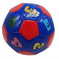 Мяч футбольный детский "Цифры" 2029M размер № 2, диаметр 14 см (Blue-Red) от IMDI