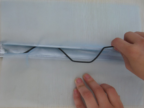 Профіль зиг-заг Екстра, 0,55мм, оцинкований профіль у комплекті з пружиною зиг-заг з покр.