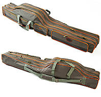 Чохол для вудилищ Feima 135см 3 секції 3 кишені напівжорсткий Олива