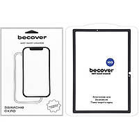 Защитное стекло BeCover 10D для Samsung Galaxy Tab S9 FE (X510) - Black