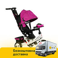 Велосипед трехколёсный с родительской ручкой Best Trike 6588 - 31-214 Сиреневый