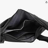 Сумка чоловіча слинг Pocket водонепроникна чорна, фото 8