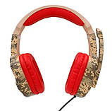 Навушники ігрові накладні IPega Gaming PG-R005 з мікрофоном Comouflage, фото 2