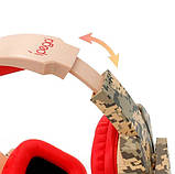 Навушники ігрові накладні IPega Gaming PG-R005 з мікрофоном Comouflage, фото 4