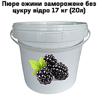 Пюре ежевики Fruityland замороженное без сахара ведро 17 кг (20л)