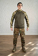 Весенняя форма мультикам тактическая rip-stop армейская мужская всу уставная Multicam комплект боевой костюм