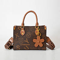 Модная женская сумка с брелком, женская сумочка в стиле луи витона экокожа