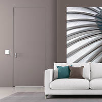 Ручка Yalis PA KUA - квадрат, матовий хром/чорна вставка (к-т)