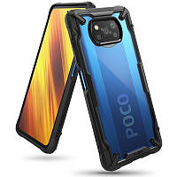 Бампер для Xiaomi Poco X3 NFS, Ringke Fusion X, Black (RCX4805)