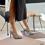 жіночі тефлі човника на шпильці, фото 4