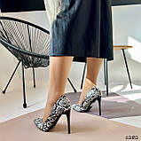жіночі тефлі човника на шпильці, фото 3