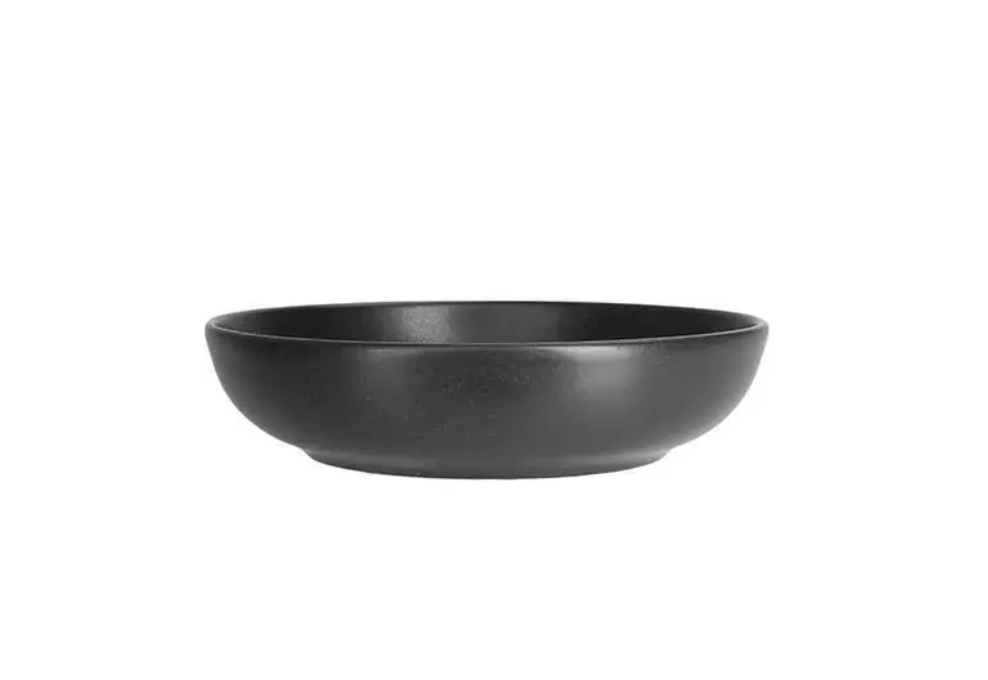 Порцеляновий глибокий салатник круглий Black Porland 415 мл 17 см 368117/Bl, фото 1