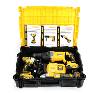 Набор: Аккумуляторная Болгарка деволт dewalt dcg413 + Перфоратор dch263 + Девольт гайковерт Dewalt dcf 922 d2t