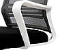 Крісло геймерське  Веб  Мікс меблі, колір  чорний + білий, фото 4