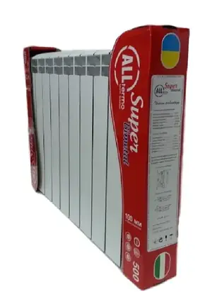 Радиатор бимметалический ALLTERMO SUPER 500/100 Украина, фото 1