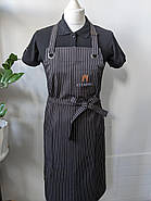 Фартух Fredo Чорний з вишивкою | З логотипом до 10 см, фото 9