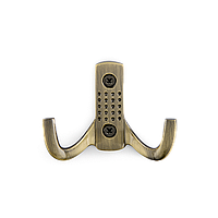 Ручка DND SoCHIC L 02, VIS-квадрат з накладкою під  WC, матовий хром/чорний декор (к-т)