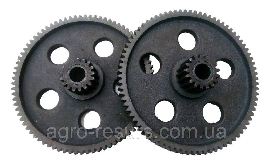 Блок зубчастий Z=82/17 редуктора ходу ОВС-25 (арт. ОВБ 14Б-1), фото 1