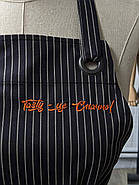 Фартух Fredo Чорний з вишивкою | З логотипом до 10 см, фото 7