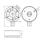 Коробка монтажна Hikvision DS-1280ZJ-XS, фото 2
