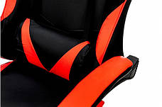 Крісло геймерське Слім Мікс меблі, колір  червоний /чорний, фото 3