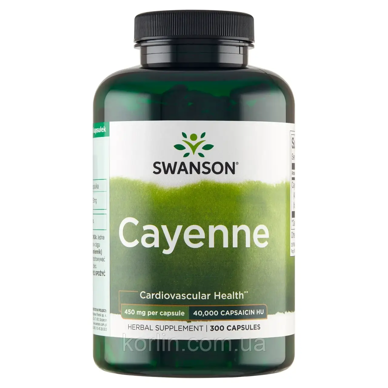 Каєнський Перець 450 мг 300 кап Swanson Cayenne США Доставка з ЄС, фото 1