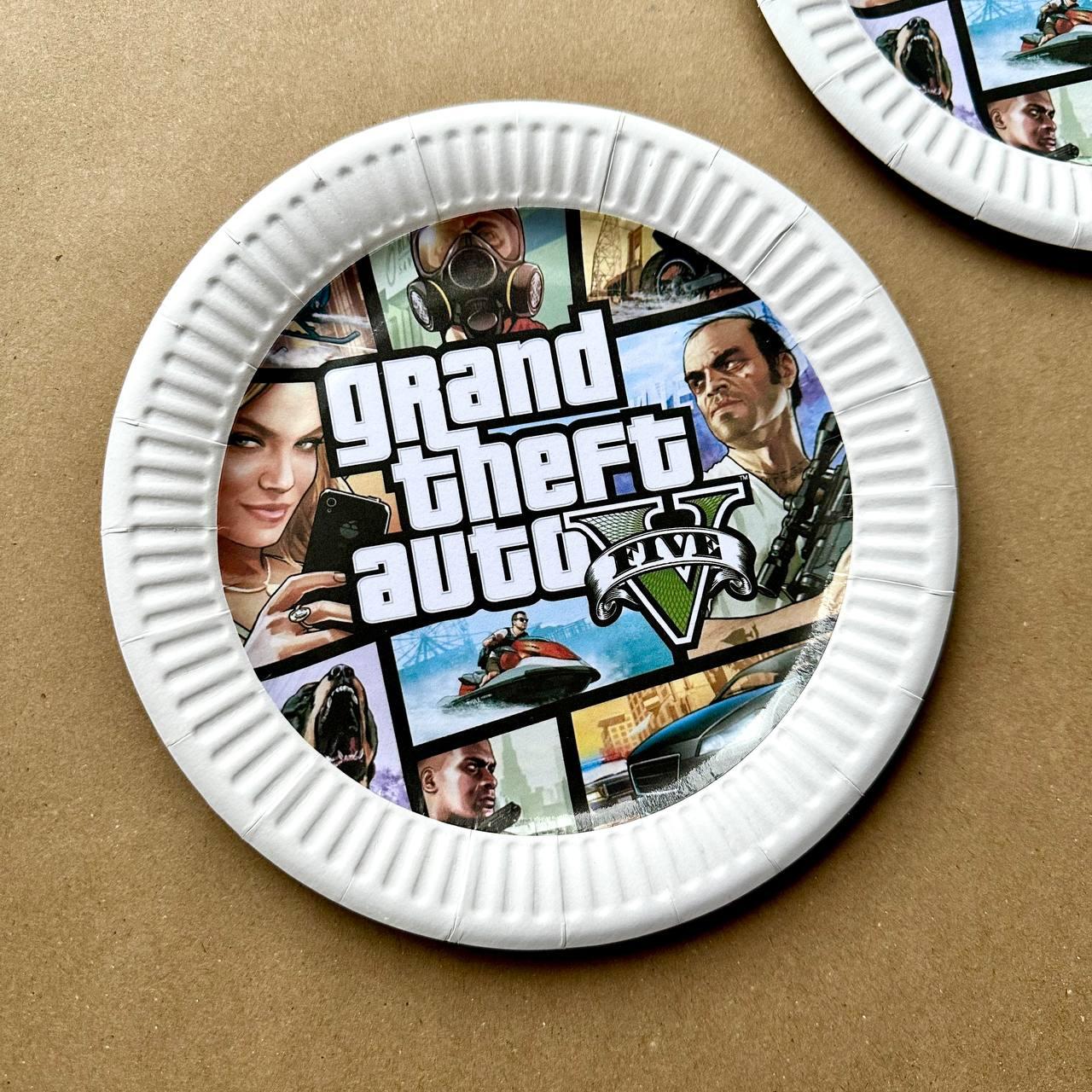 "GTA" - Тарілочки 18 см (упаковка 8 шт)