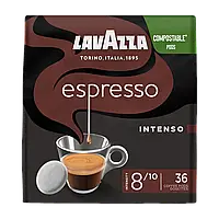 Кава в чалдах Lavazza Espresso Intenso 36 шт Philips Senseo 62 мм Італія Лавацца сенсео