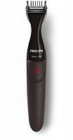 Тример Philips MG1100/16 Black, для бороди, 3 насадки, вологе очищення, щіточка для чищення, насадка-гребінь /