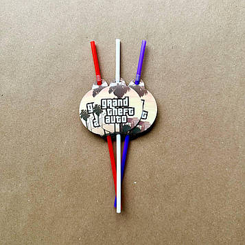 "GTA" - Трубочки "Асорті" (упаковка 8 шт)