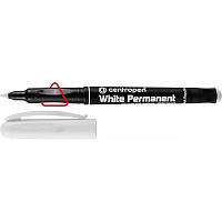 Маркер Centropen White Permanent 2686 1,2 мм, білий