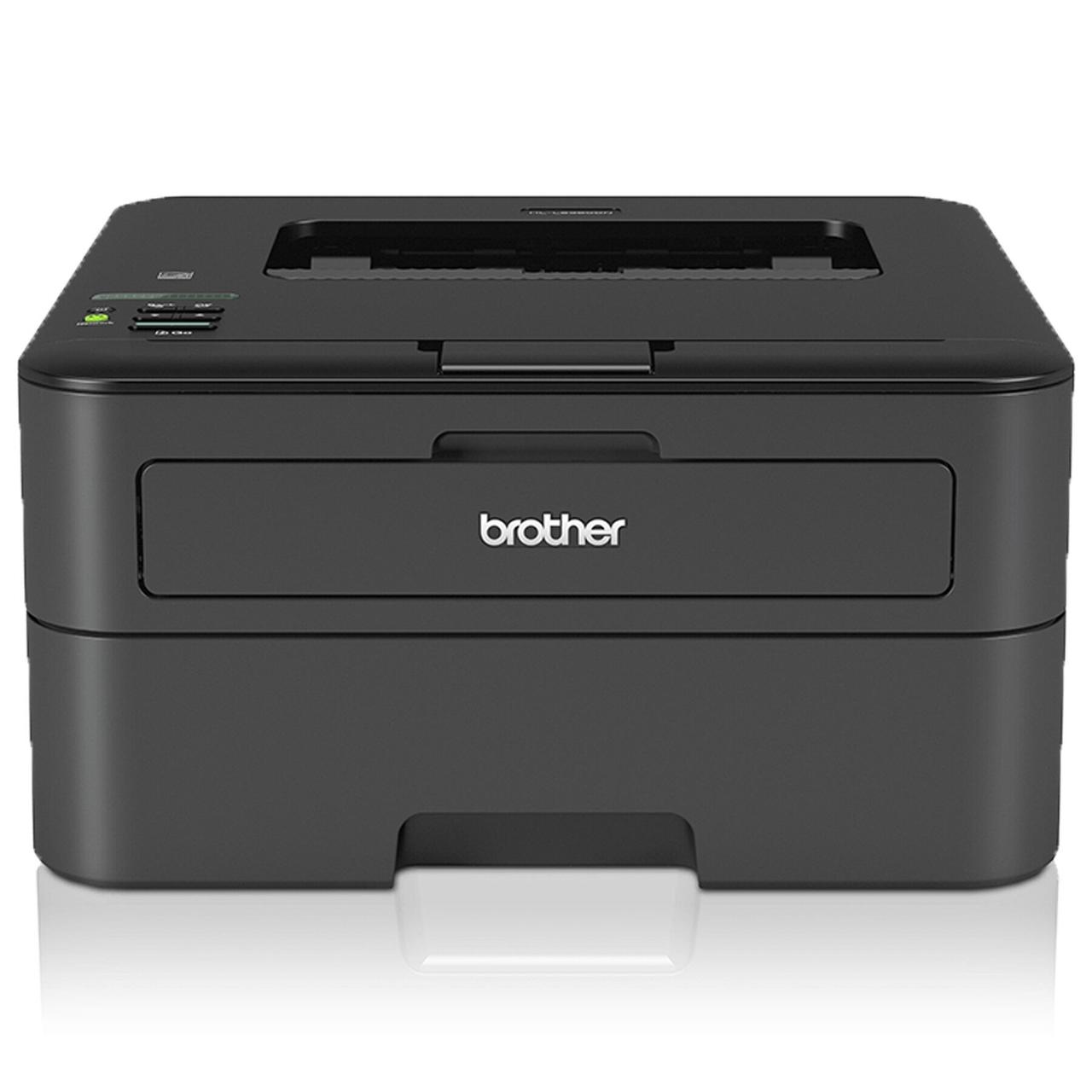 Принтер Brother HL-L2360DN / Лазерний монохромний друк / 2400x600 dpi / A4 / 30 стр/хв / USB 2.0, Ethernet / Дуплекс / Кабелі в