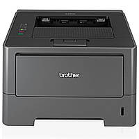 Принтер Б-клас Brother HL-5440D / Лазерний монохромний друк / 2400x600 dpi / A4 / 38 стр/хв / USB 2.0 / Дуплекс / Кабелі в