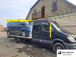 Тримач фар на дах - люстра Mercedes-Benz Sprinter дубиль кабіна (2006-2014+)