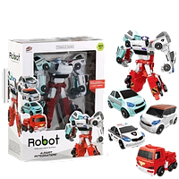 Робот-трансформер Кватран 4 в 1 тобот (трансформується в машинку) 015-53