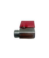 Кран кульовий 3/8" внутрішнє та зовнішнє різьблення посилений