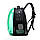 Рюкзак-переноска для тварин розсувний CosmoPet CP-17 для котів і собак Black/Green, фото 6