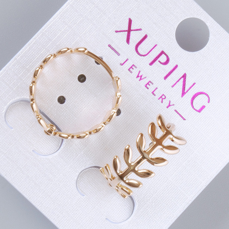 Сережки Xuping d-18х8мм+-, позолота 18К